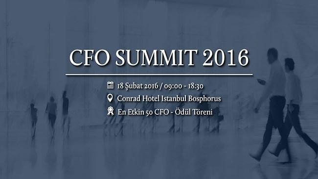 CFO Summit 2016 için geri sayım başladı | Genel Haberler