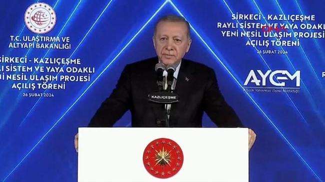 Cumhurbaşkanı Erdoğan: Sirkeci-Kazlıçeşme hattı ilk 15 gün ücretsiz | Piyasa Haberleri
