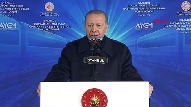 Gayrettepe - Kağıthane metro hattı açıldı... Cumhurbaşkanı Erdoğan'dan önemli açıklamalar | Genel Haberler