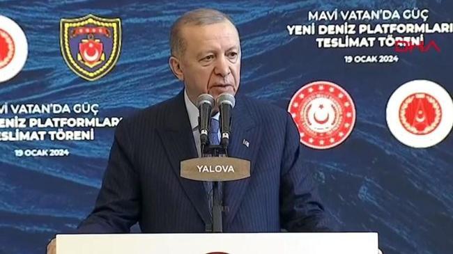 Cumhurbaşkanı Erdoğan: Gemilerimizle donanma gücümüz artıyor | Genel Haberler
