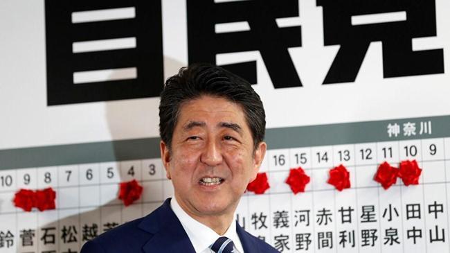 Japonya'da seçimin galibi Abe | Politika Haberleri